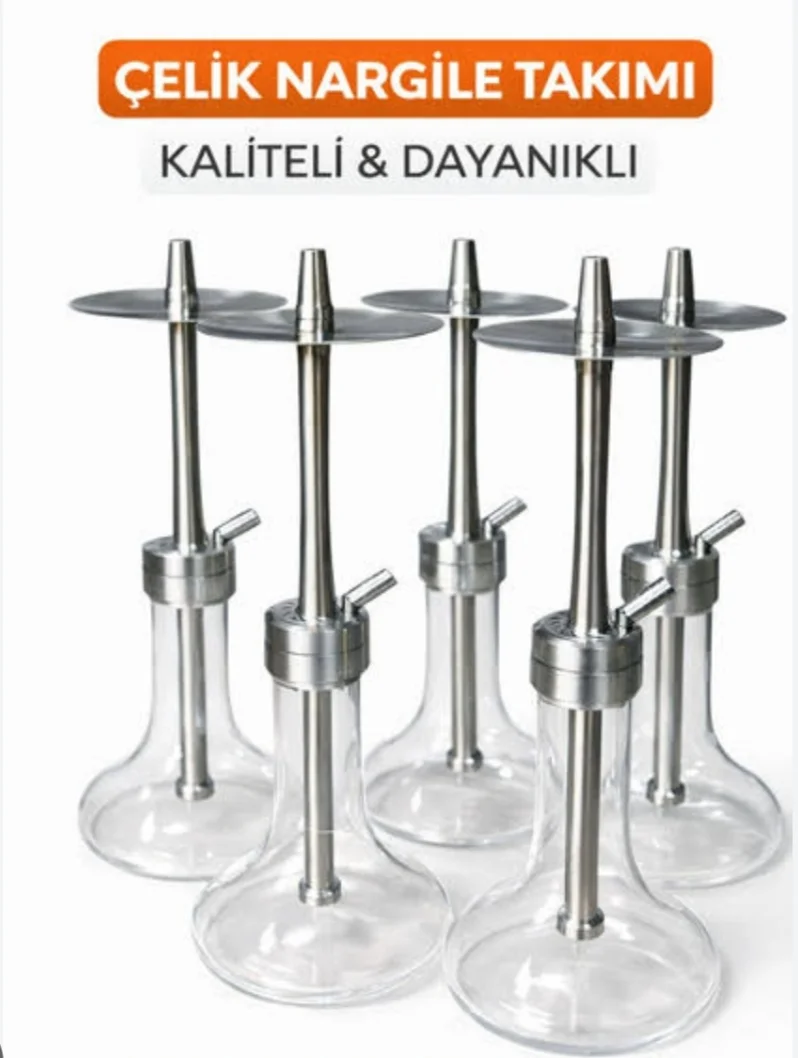 Çelik Nargile takımı